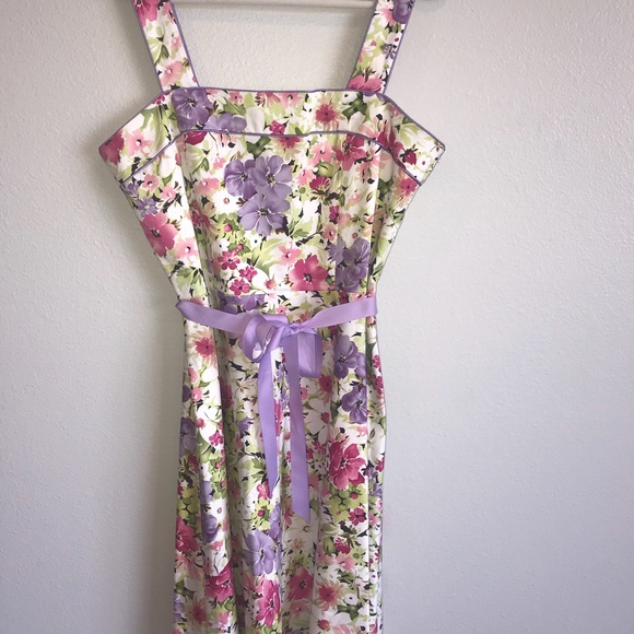 Dress Barn Plus size Floral Print Dress - Picture 5 of 7